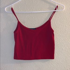 brandy melville red tank